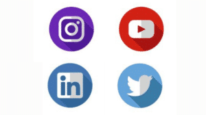 die 4 sozialen Netzwerke, in denen Defontaine aktiv ist