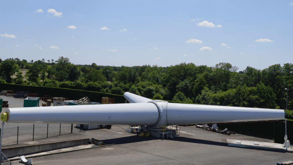 Banc d'essai éolien à échelle 1