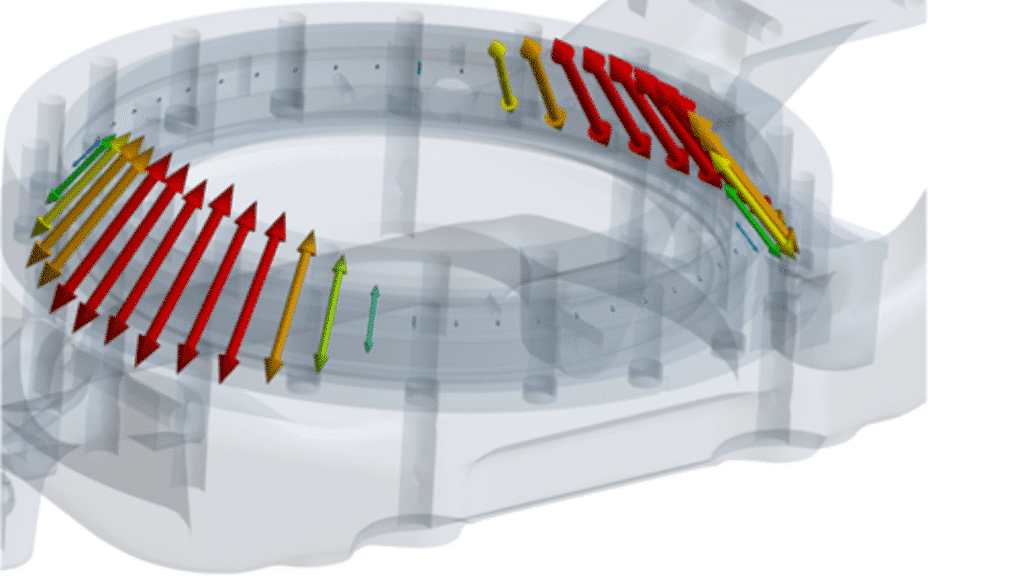 Calcul d'éléments finis au bureau d'études Rollix